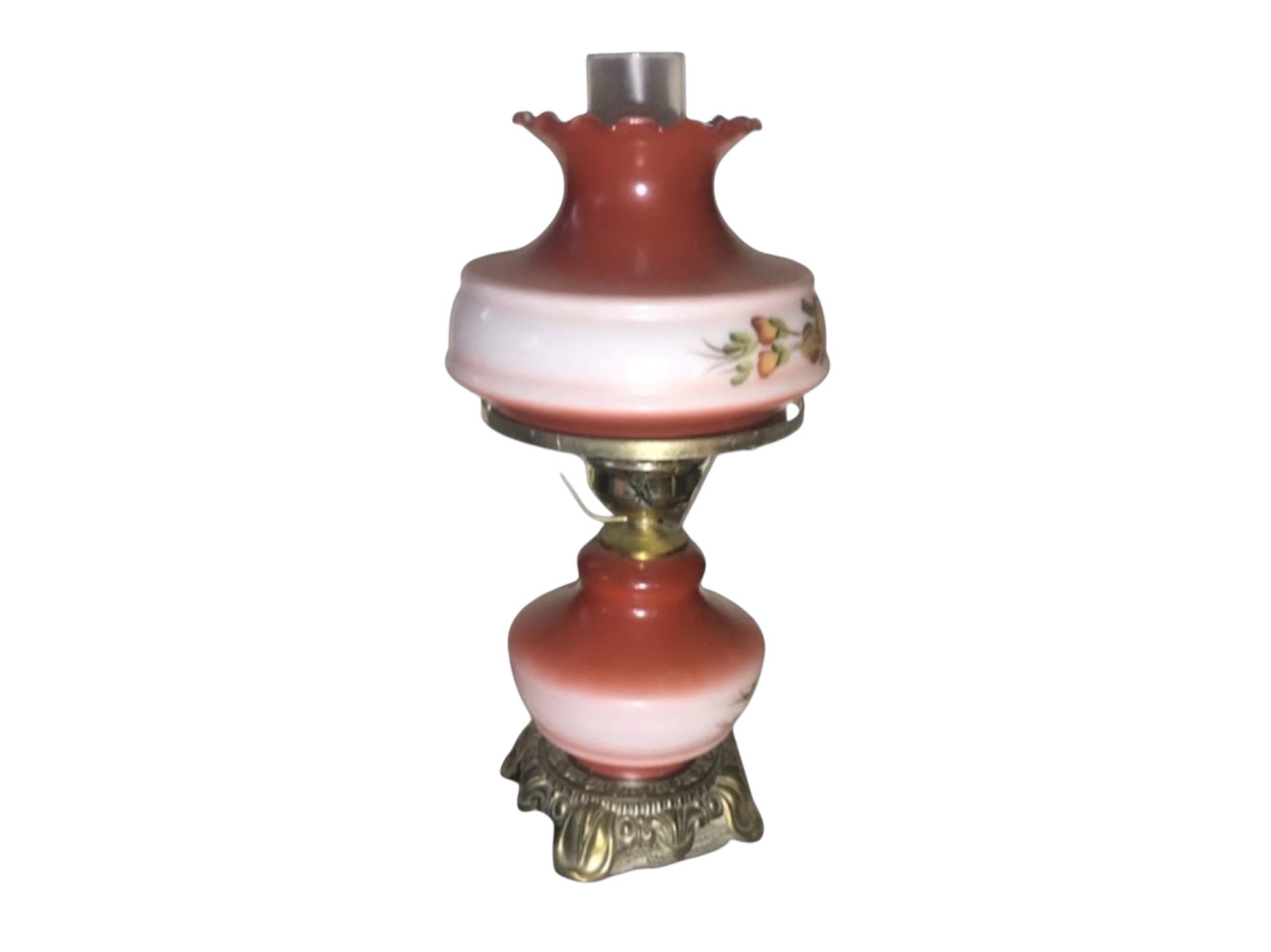 Background removed and centered oil lamp