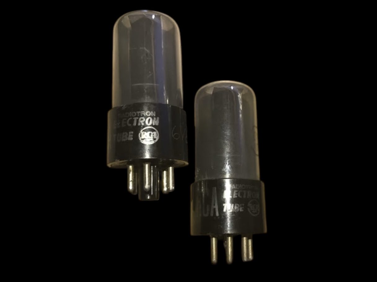 Vacuum tubes on updated final background