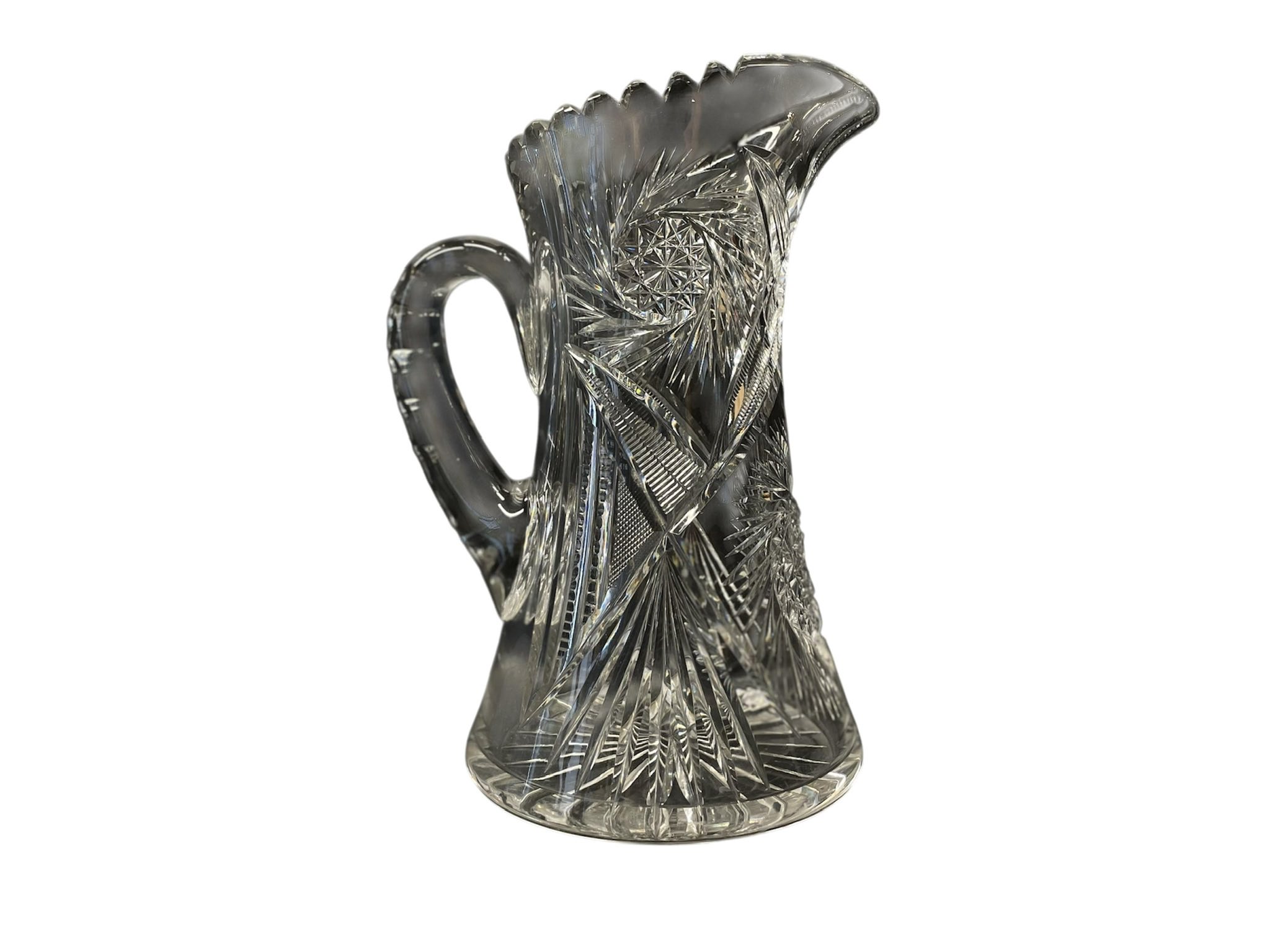 Background removed and centered crystal pitcher
