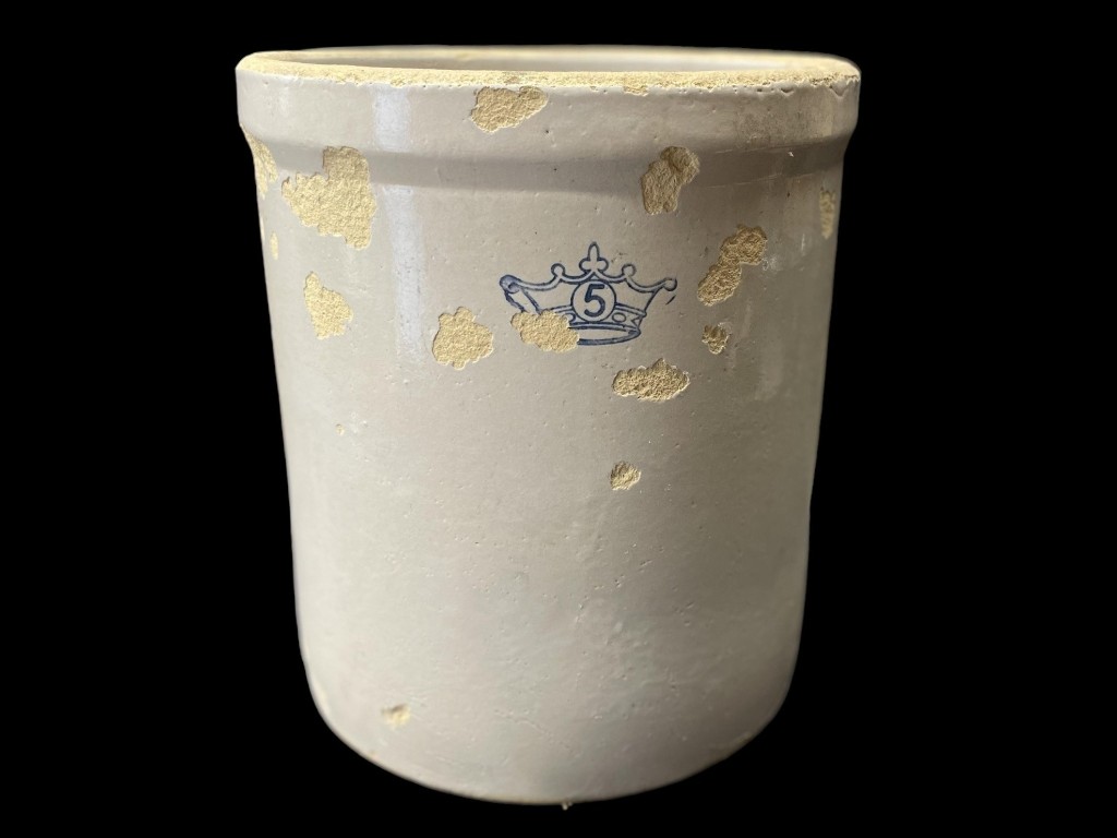 Stoneware crock comparison example